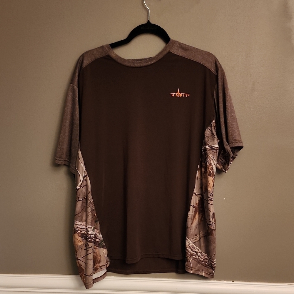 Men's Habit Realtree Brown Camo Shirt
